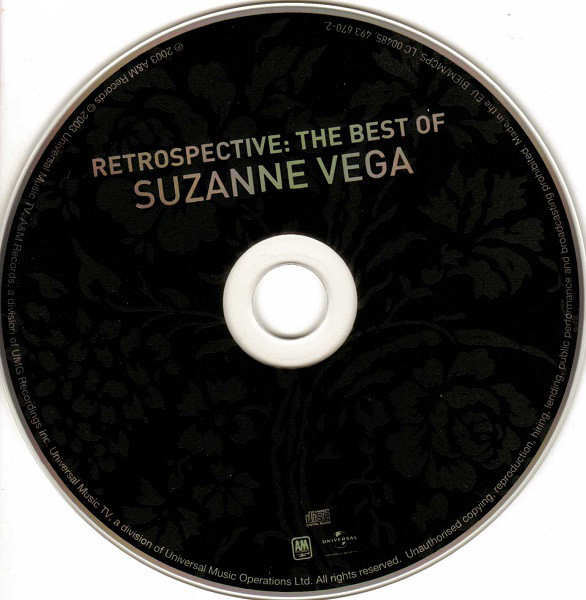 Suzanne Vega  The Best Of; Retrospective [dcd cd1